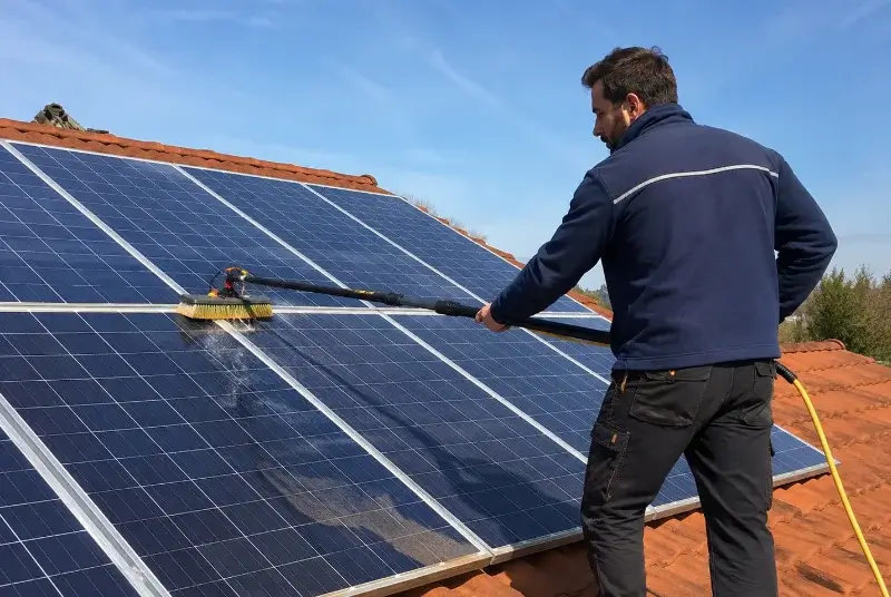 Nettoyage et entretien de panneaux solaires à Saint-Jean-de-Bournay