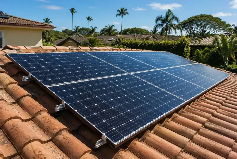 Installation de panneaux solaires à Saint-Jean-de-Bournay